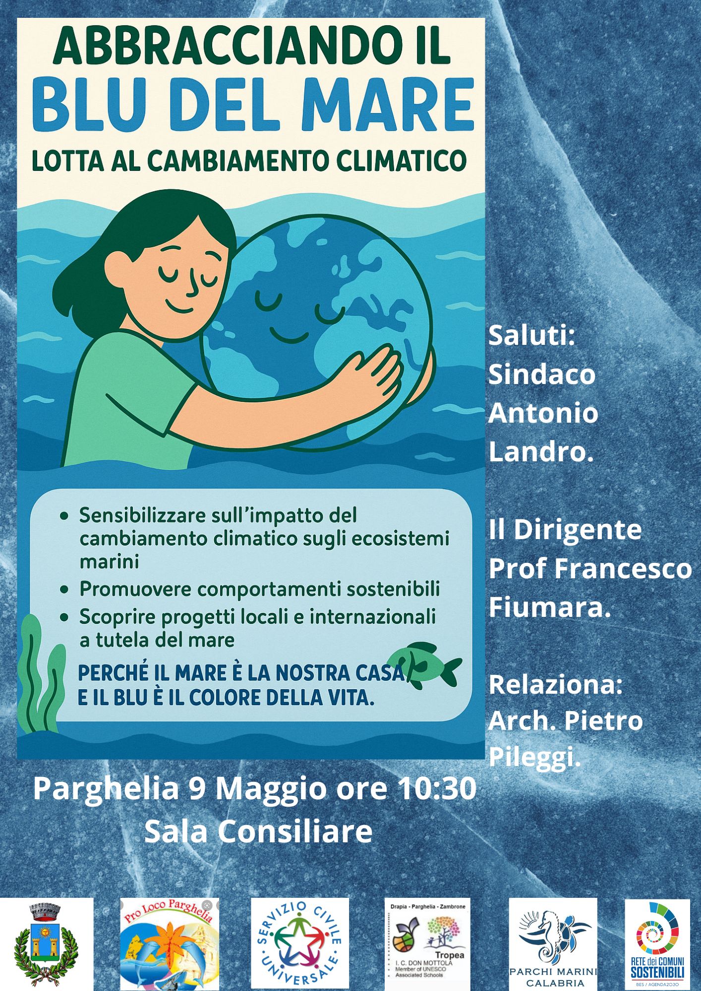 Abbracciando il blu del Mare