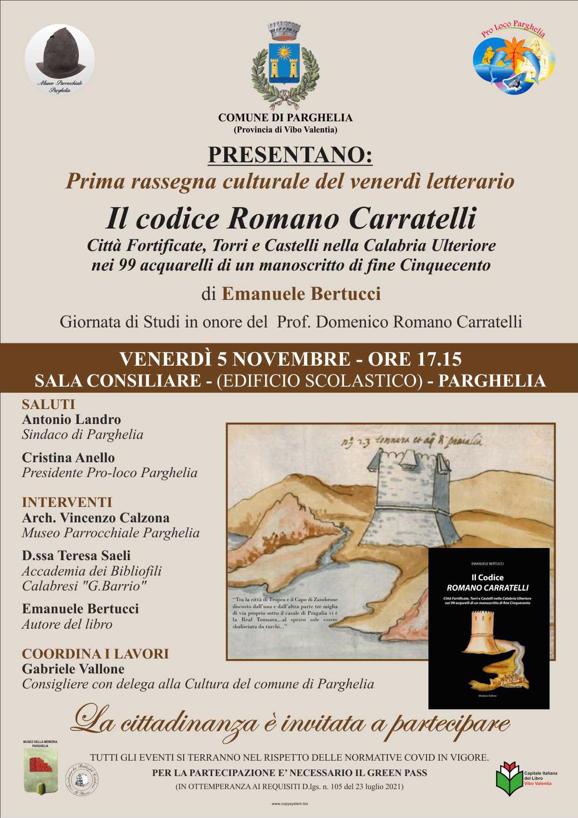 Prima rassegna culturale del venerdì letterario