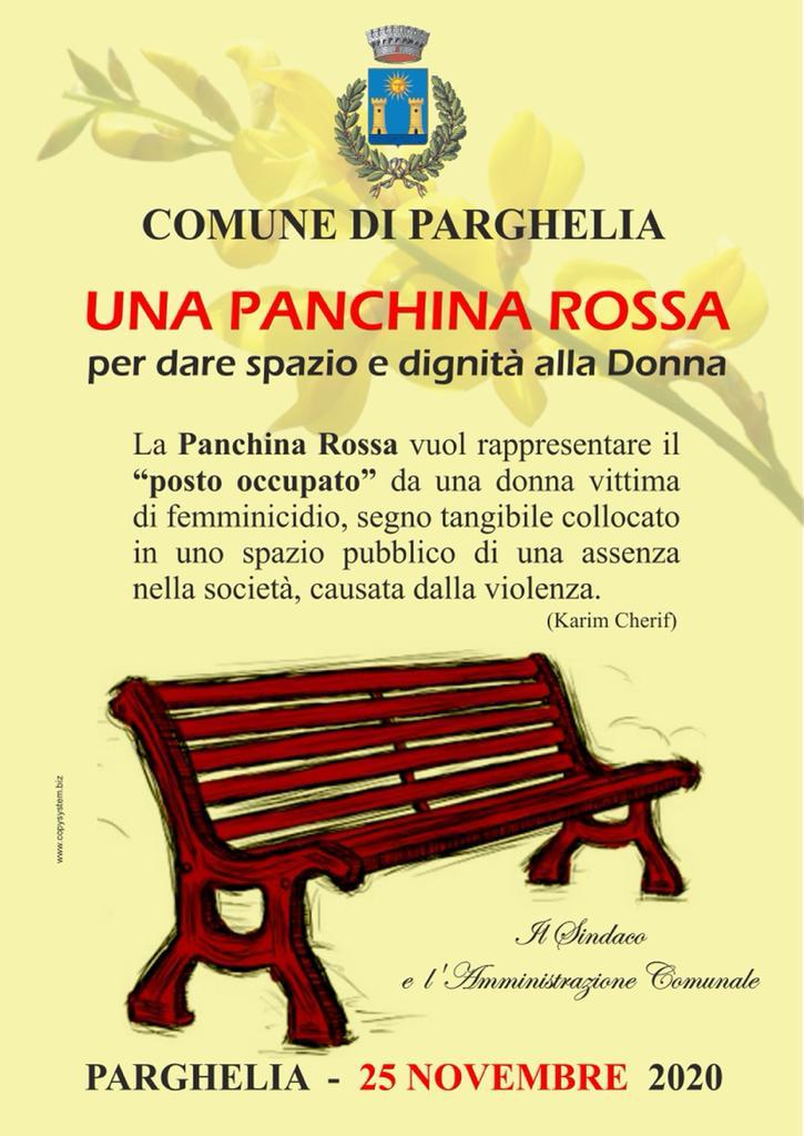 UNA PANCHINA ROSSA